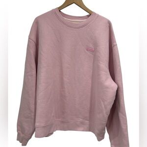 SET ACTIVE Light Pink Heavy Crew Neck Sweatshirt - Size Large